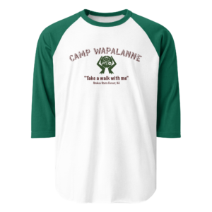 Camp Wapalanne Retro Baseball T-shirt