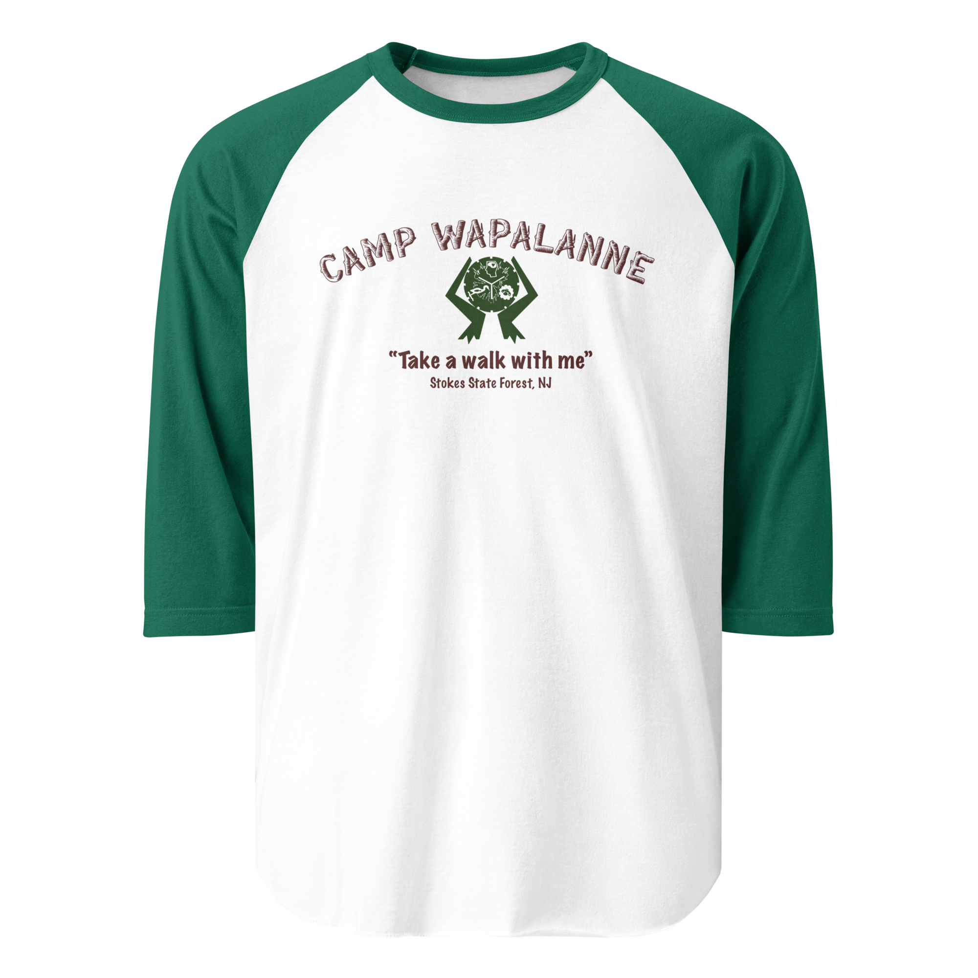 Camp Wapalanne Retro Baseball T-shirt